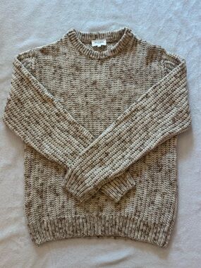 Octobre Editions Men’s Donegal Wool Knit Crew Neck Sweater Size L